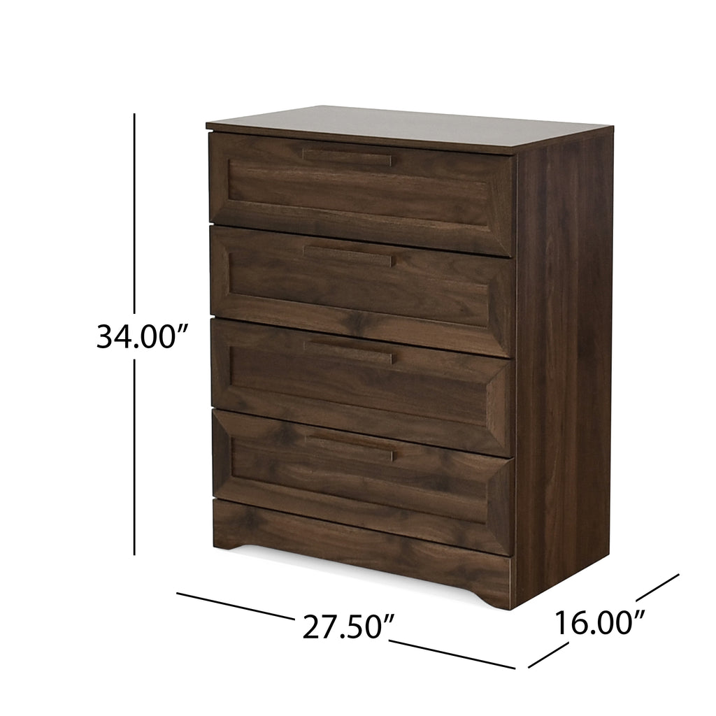 Leoglint DELANEY Drawer Chest 4-DRAWER DRESSER