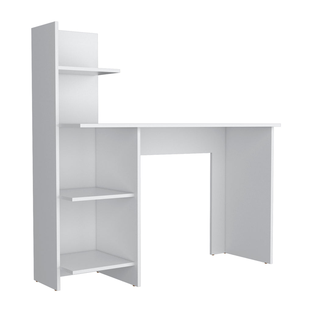 Leoglint Vilna 120 Writing Office Desk , Four Shelves