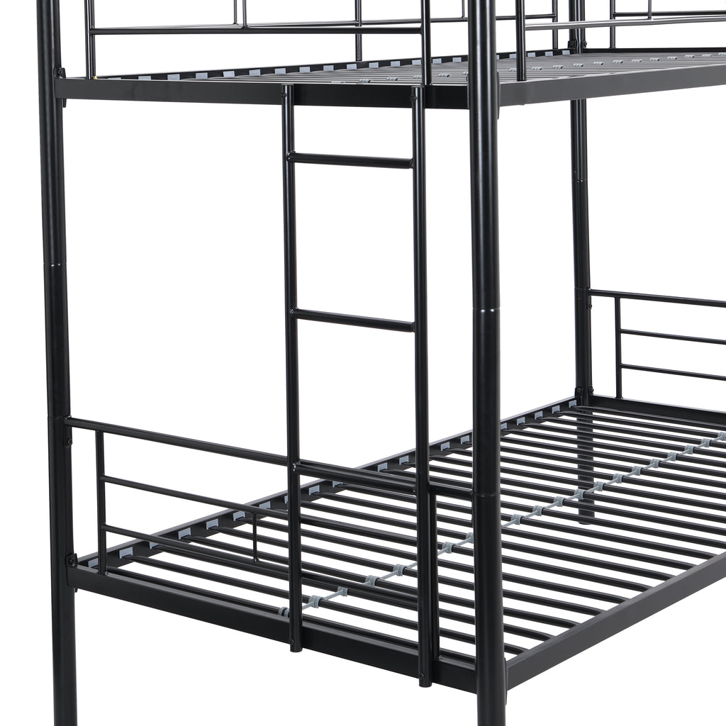 Leoglint METAL BUNK BED FRAME BLACK