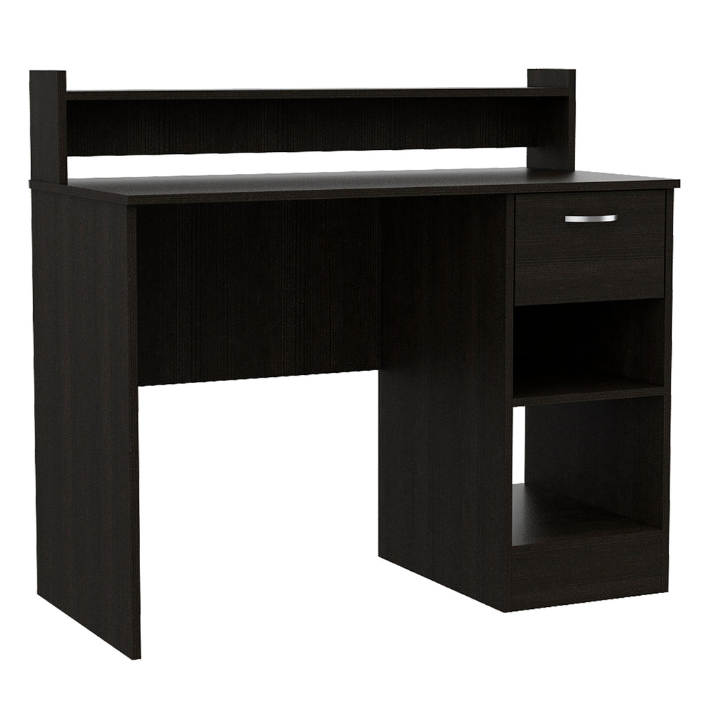 Leoglint Charlotte Computer Office Desk with 2 Storage Shelves and Drawer