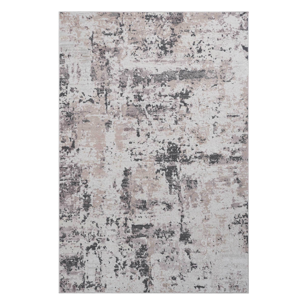 Leoglint 6X9 Cream/Brown /Abstract Non-Shedding Living Room Bedroom Dining Home Office Stylish and Stain Resistant Area Rug