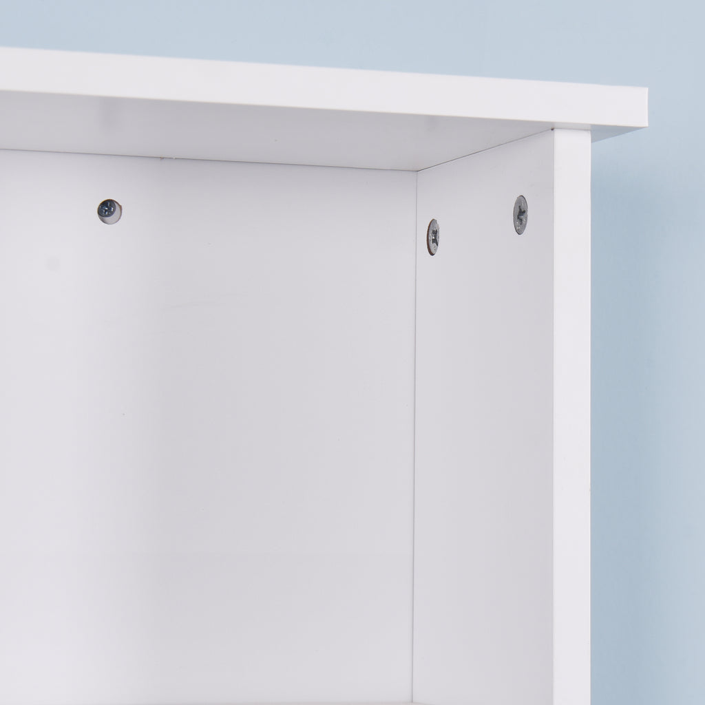 Leoglint Wall Mount Medicine Cabinet with a Door, Wooden Bathroom Storage Cabinet with Adjustable Shelf