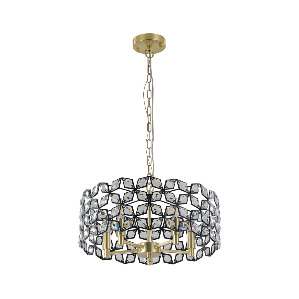 Leoglint Pendant Modern Crystal Chandelier for Living-Room Round Cristal Lamp Luxury Home Decor Light Fixture