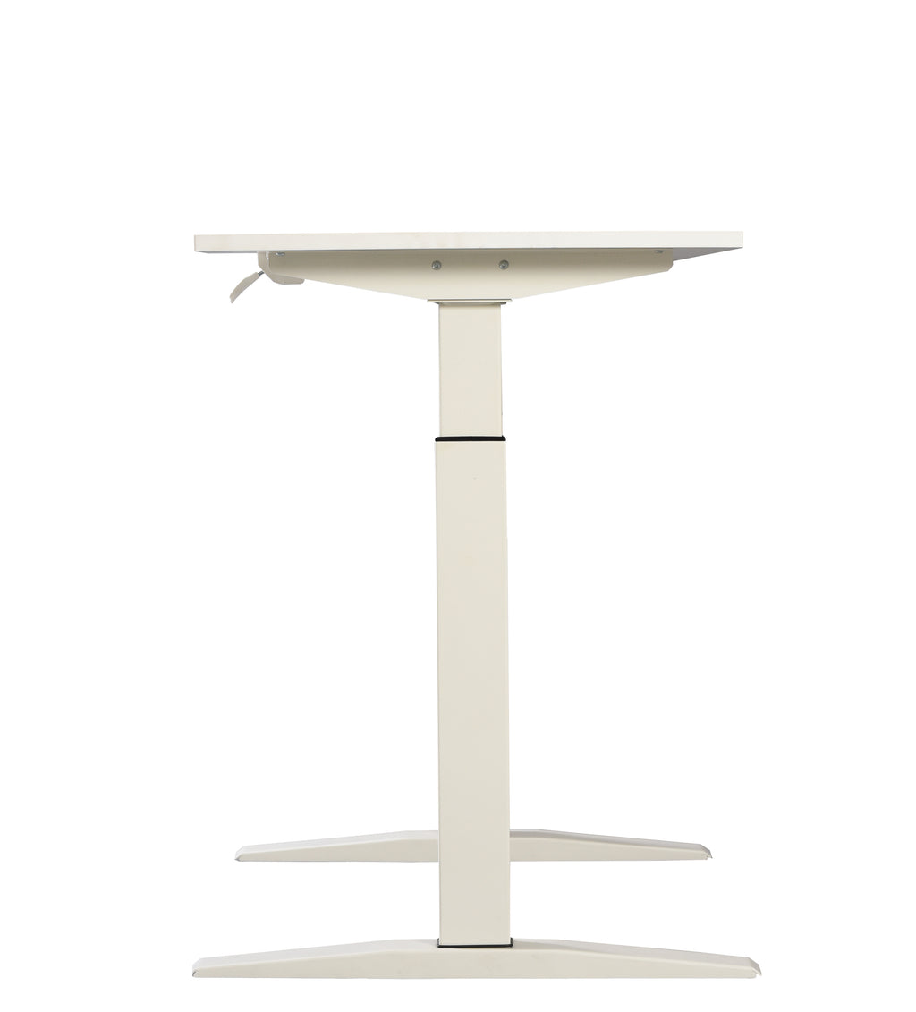 Leoglint 47" Tech Office Desk Standing and Adjustable Desk In White