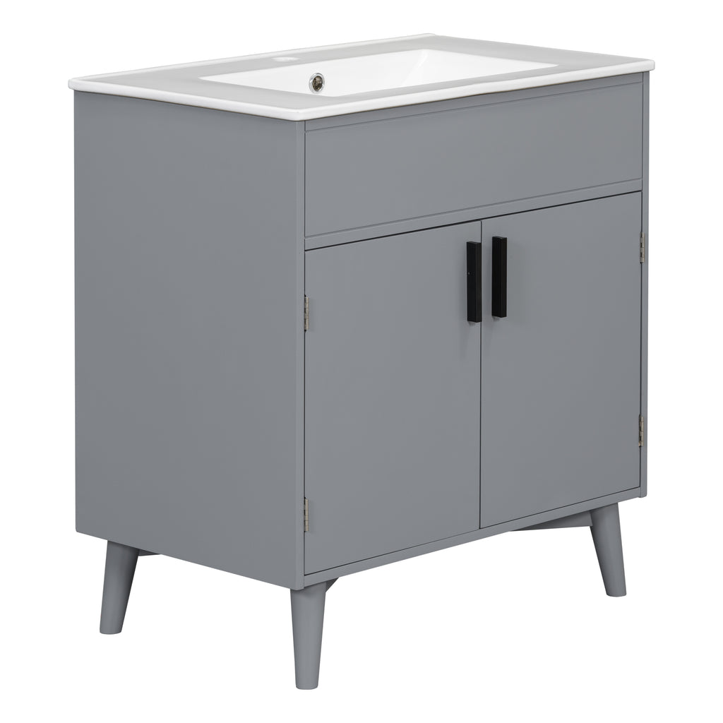 Leoglint Bathroom vanity Set, Combo Cabinet, Bathroom Storage Cabinet