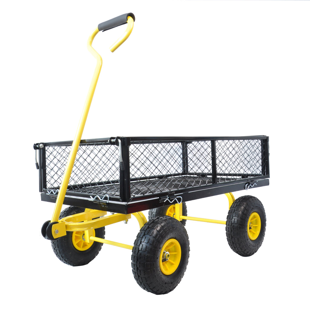 Leoglint Wagon Cart Garden cart trucks make it easier to transport firewood