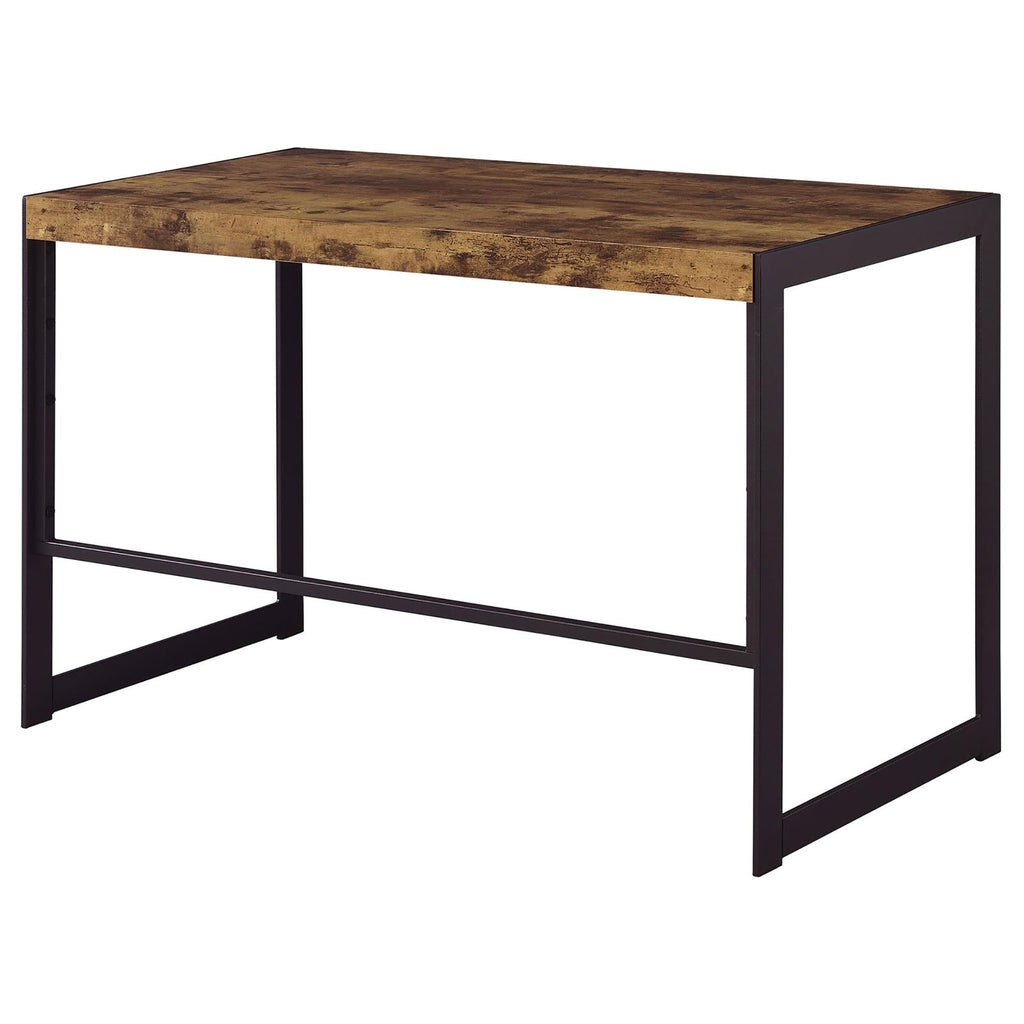 Leoglint Antique Nutmeg and Gunmetal Writing Office Desk