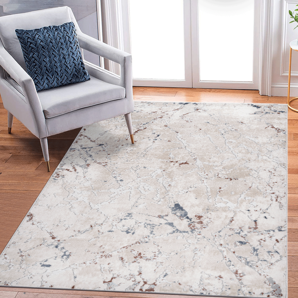 Leoglint 5X7 Multi/Contemporary Non-Shedding Living Room Bedroom Dining Home Office Stylish and Stain Resistant Area Rug