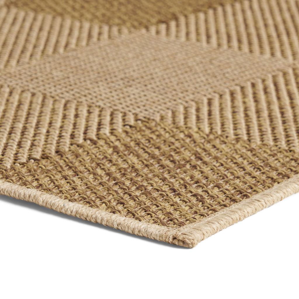 Leoglint 5'3" x 7' Indoor/Outdoor Area Rug, Natural