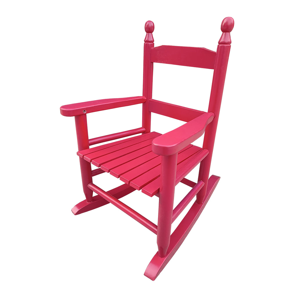 Leoglint Children's rocking rose red Outdoor chair- Indoor or Outdoor -Suitable for kids-Durable