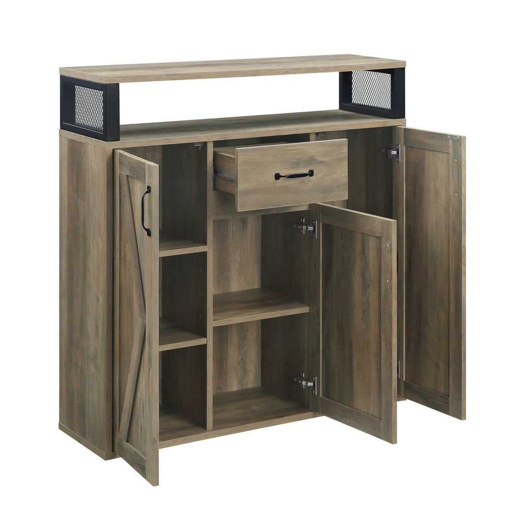 Leoglint Sideboard ACME Abiram Server in Rustic Oak Finish DN01027