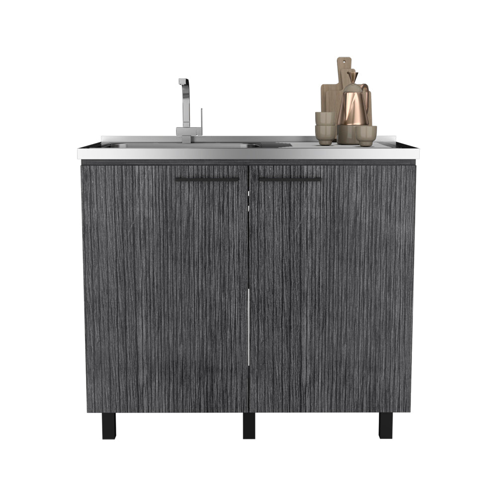 Leoglint Bathroom Vanity Utility Sink Cabinet Burwood, Kitchen, Smokey Oak