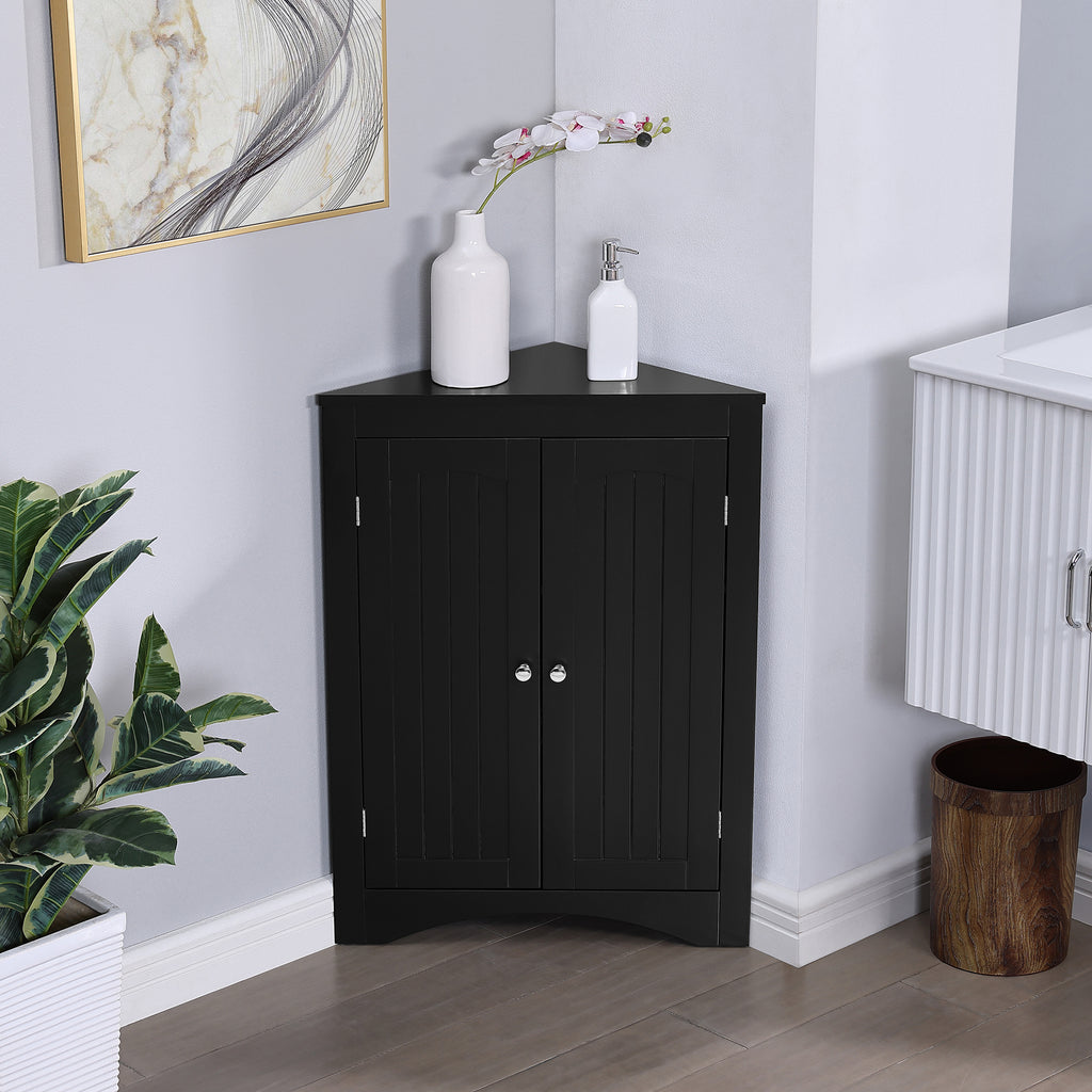 Leoglint sideboard cabinet,corner cabinet,Bathroom Floor Corner Cabinet with Doors and Shelves, Kitchen, Living Room,Free Standing Storage Cabinet for Bathroom