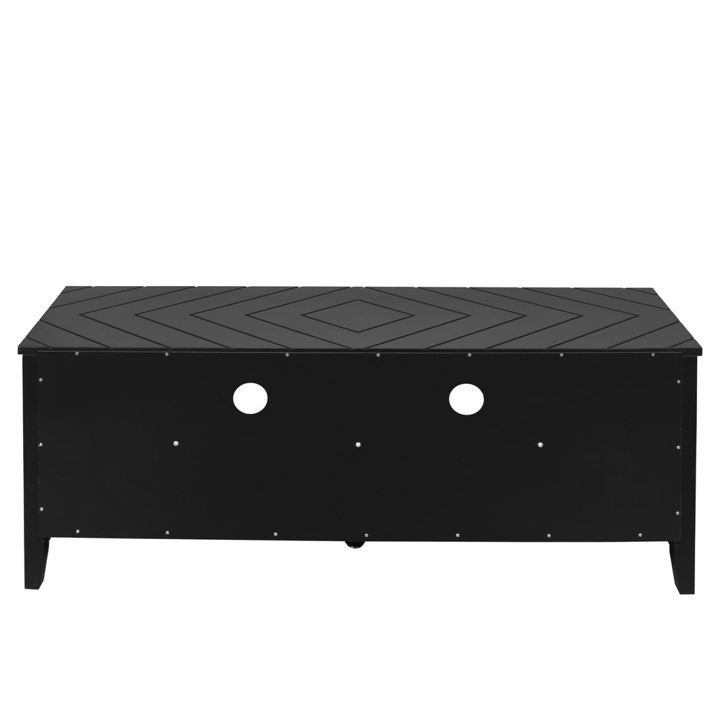 Leoglint 3 drawer TV stand,mid-Century Modern Style,Entertainment Center with Storage, Media Console for Living Room