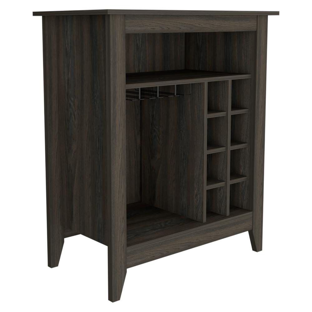 Leoglint Sideboard DEPOT E-SHOP Mojito Bar Cabinet, One Open Drawer, One Open Shelf, Carbon Espresso