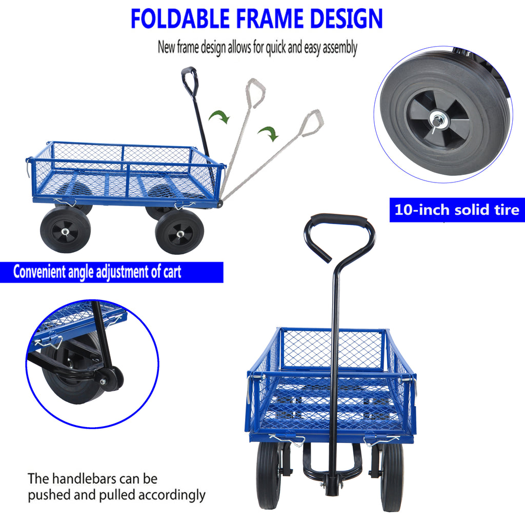 Leoglint Tools cart Wagon Cart Garden cart trucks make it easier to transport firewood