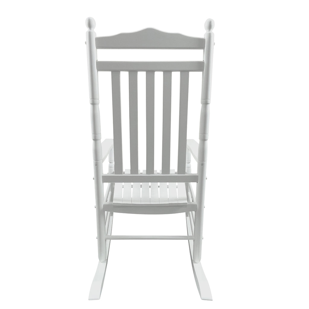 Leoglint BALCONY PORCH ADULT ROCKING OUTDOOR CHAIR - WHITE