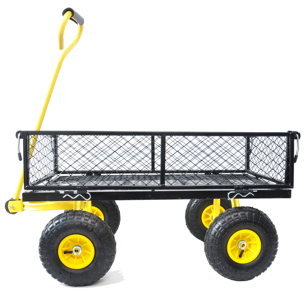 Leoglint Wagon Cart Garden cart trucks make it easier to transport firewood