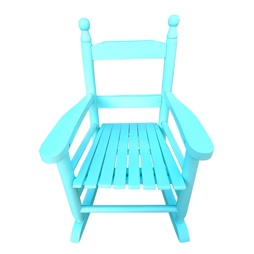 Leoglint Children's rocking light Light Blue Outdoor chair- Indoor or Outdoor -Suitable for kids-Durable