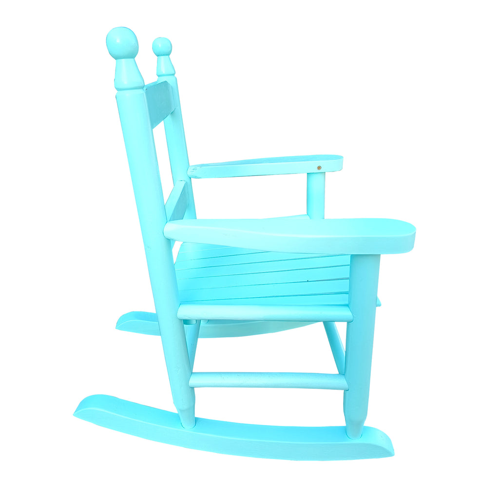 Leoglint Children's rocking light Light Blue Outdoor chair- Indoor or Outdoor -Suitable for kids-Durable