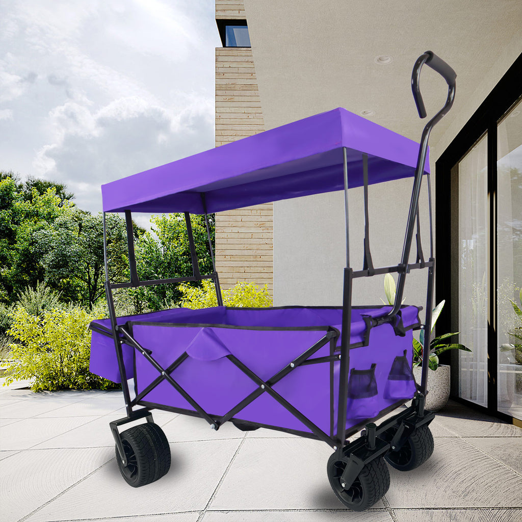 Leoglint Garden cart Outdoor Garden Park Utility kids wagon portable beach trolley cart camping foldable folding wagon