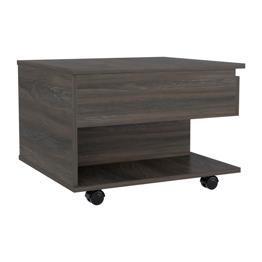 Leoglint Luanda Lift Top Coffee Table, Casters, One Shelf -Espresso