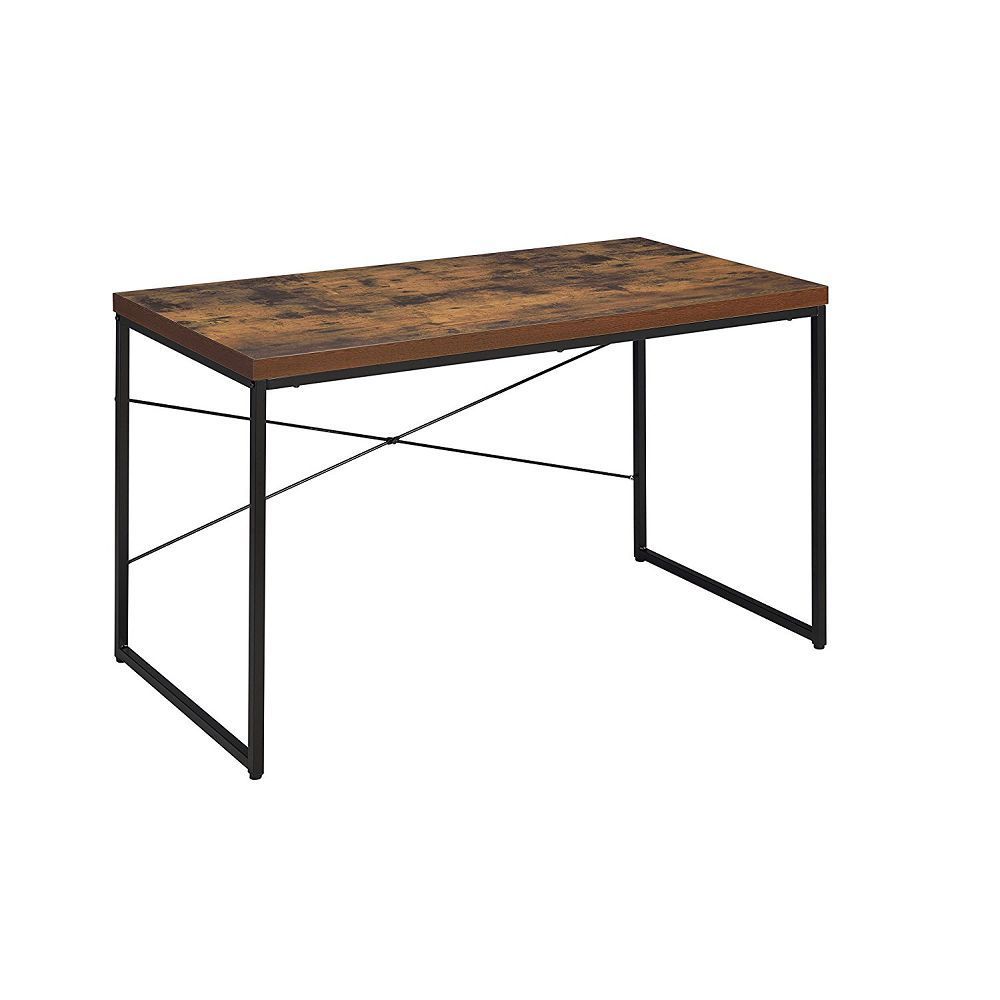 Leoglint ACME Bob Office Desk in Weathered Oak & Black 92396