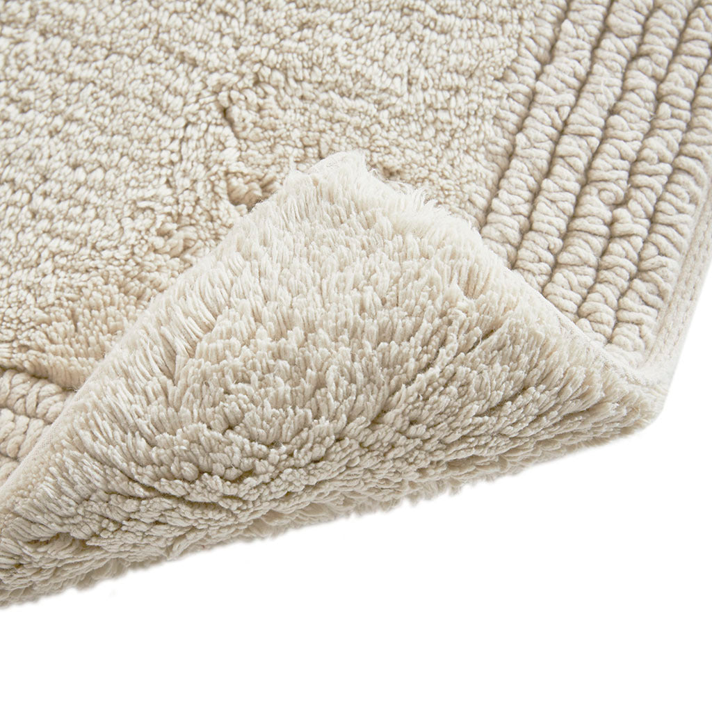 Leoglint 100% Cotton Tufted 3000 GSM Reversible Bath Rug