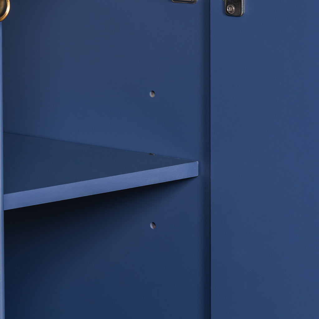 Leoglint [Cabinet Only] 36" Blue Bathroom Vanity(Sink not included)