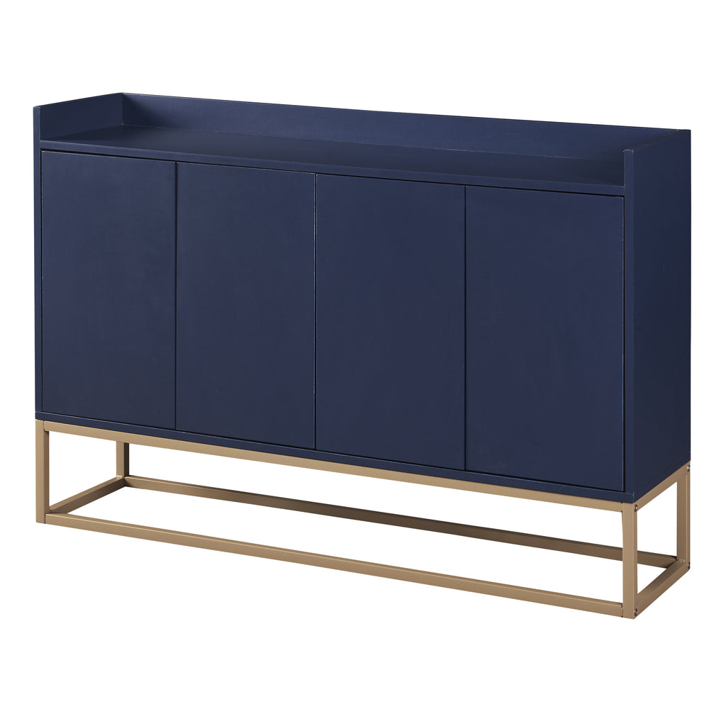 Leoglint TREXM Modern Sideboard Elegant Buffet Cabinet with Large Storage Space for Dining Room, Entryway (Navy)