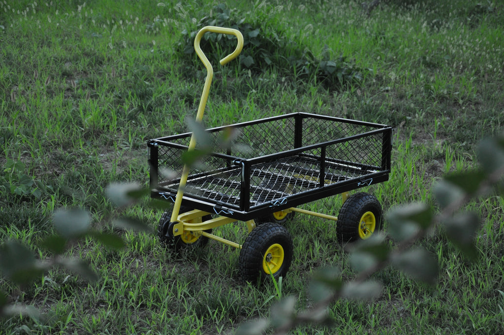 Leoglint Wagon Cart Garden cart trucks make it easier to transport firewood