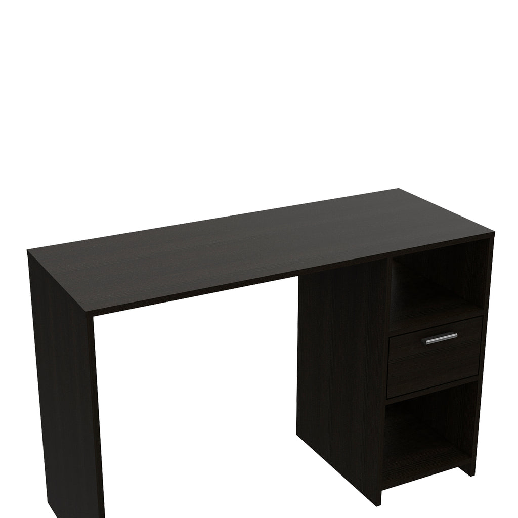 Leoglint Arlington Computer Office Desk with 2-Open Storage Shelves and Drawer with Handle