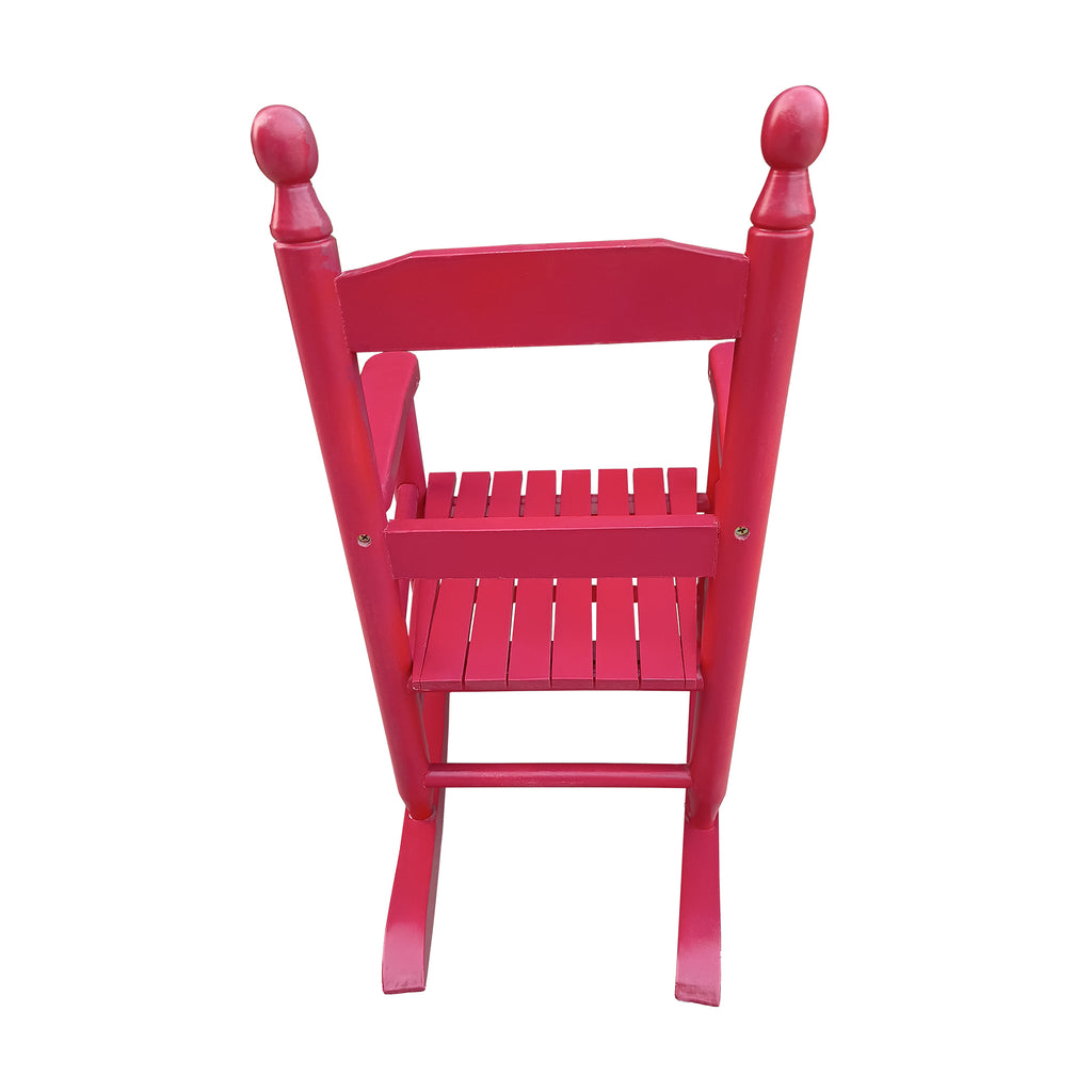 Leoglint Children's rocking rose red Outdoor chair- Indoor or Outdoor -Suitable for kids-Durable