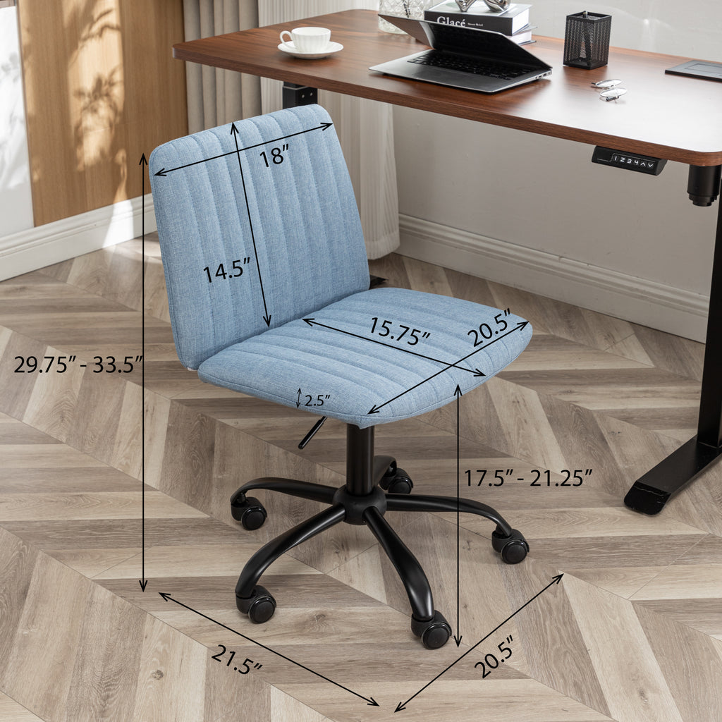 Leoglint Masar Fabric Swivel Office Chair