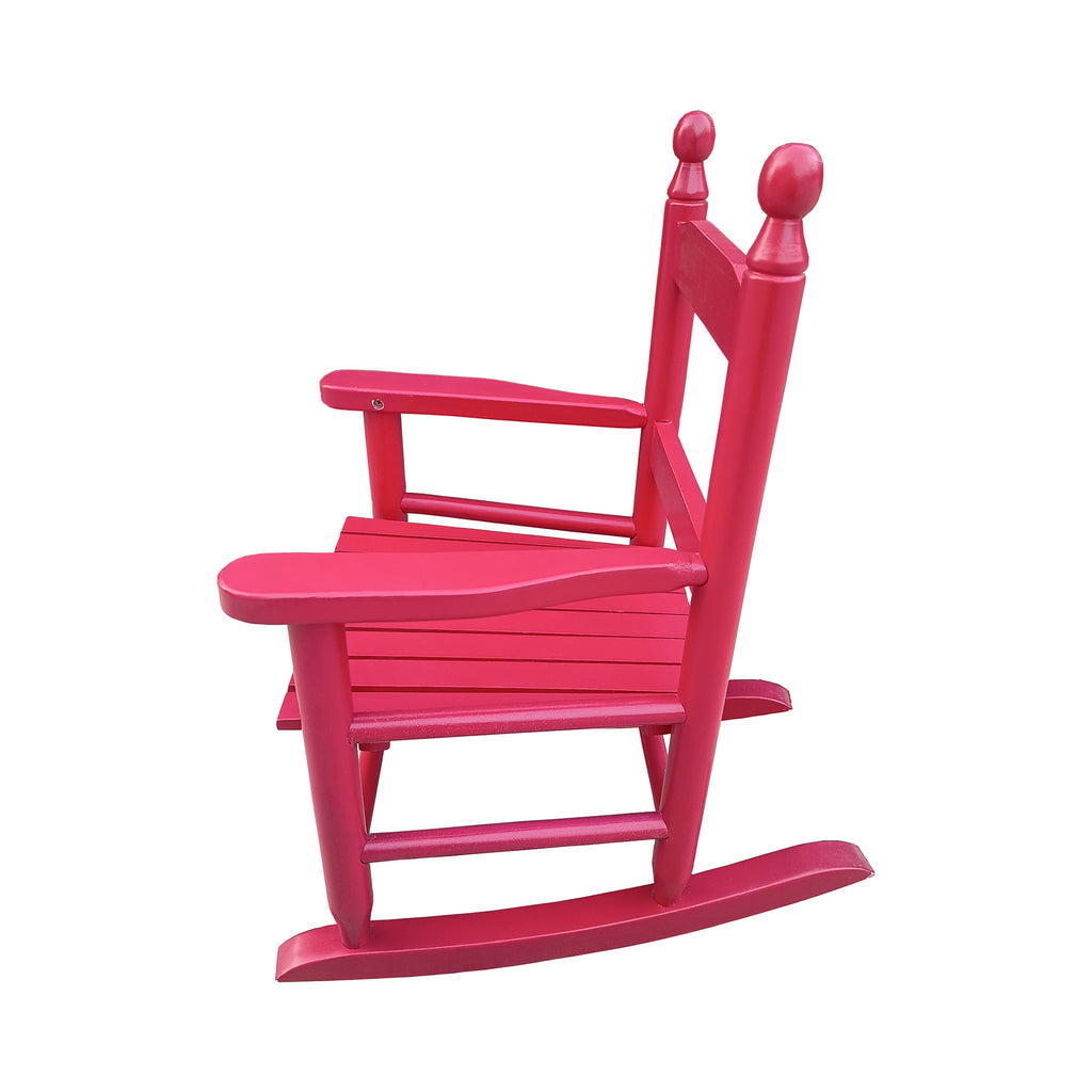 Leoglint Children's rocking rose red Outdoor chair- Indoor or Outdoor -Suitable for kids-Durable