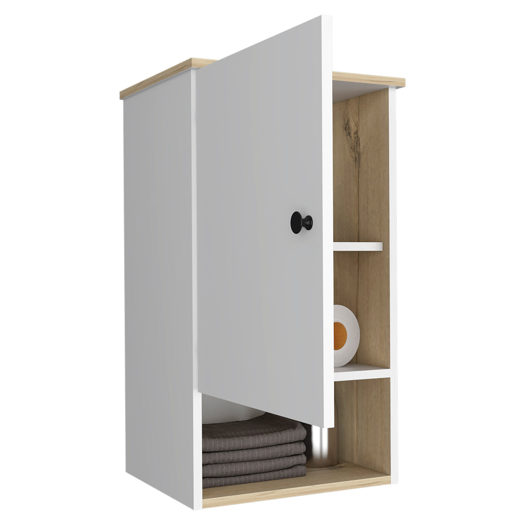 Leoglint St. Angelo Medicine Cabinet, Two Internal Shelves, Single Door, One Shelf