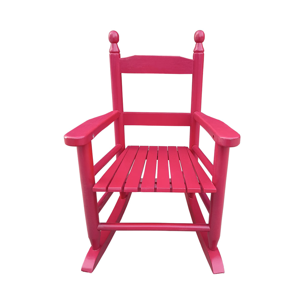 Leoglint Children's rocking rose red Outdoor chair- Indoor or Outdoor -Suitable for kids-Durable