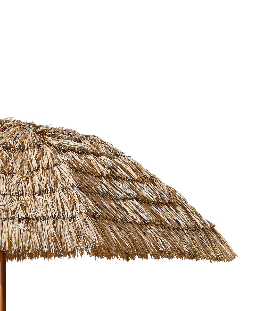 Leoglint 8'Thatch Patio Tiki Outdoor Umbrella Tropical Palapa Raffia Tiki Hut Hawaiian Hula Beach Umbrella,Straw umbrella