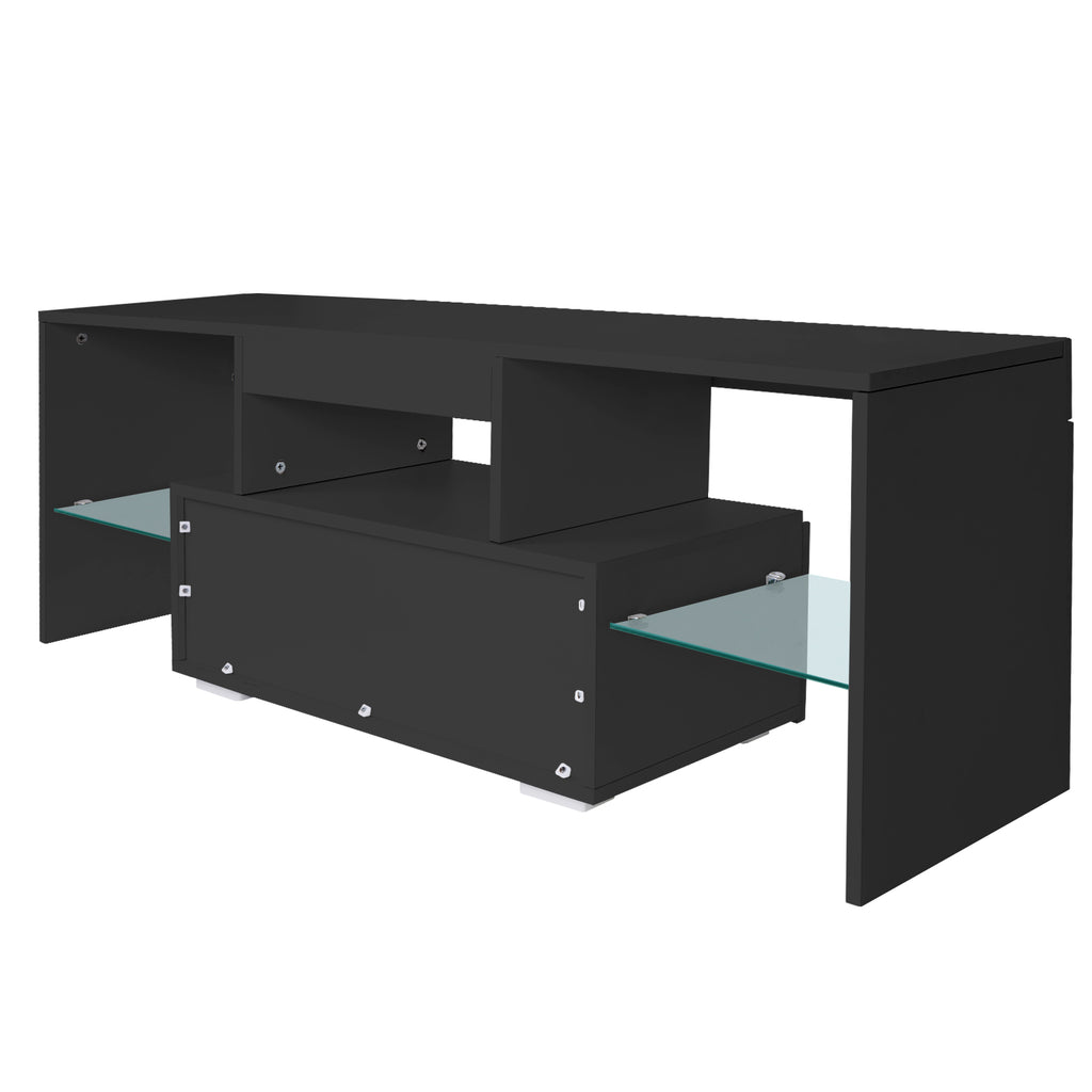 Leoglint TV stand with Storage 43 inch LED Modern TV Media Console Entertainment Center with Drawer TV cabinet for Living Room Bedroom