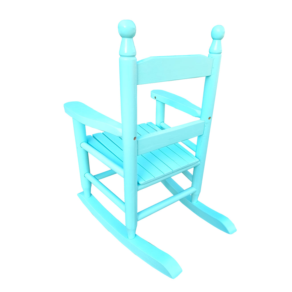 Leoglint Children's rocking light Light Blue Outdoor chair- Indoor or Outdoor -Suitable for kids-Durable