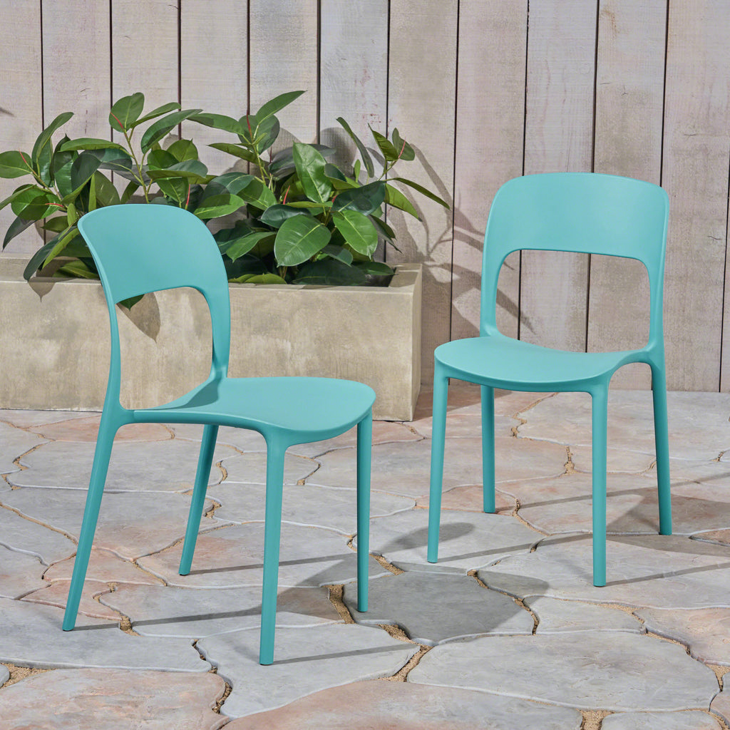 Leoglint KATHERINA INJECTION MOLDING PP OUTDOOR CHAIR(set of 2)