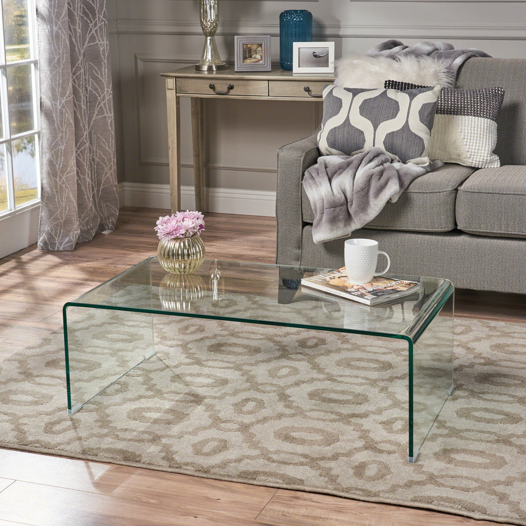 Leoglint COFFEE TABLE 12MM TEMPERED BENT GLASS