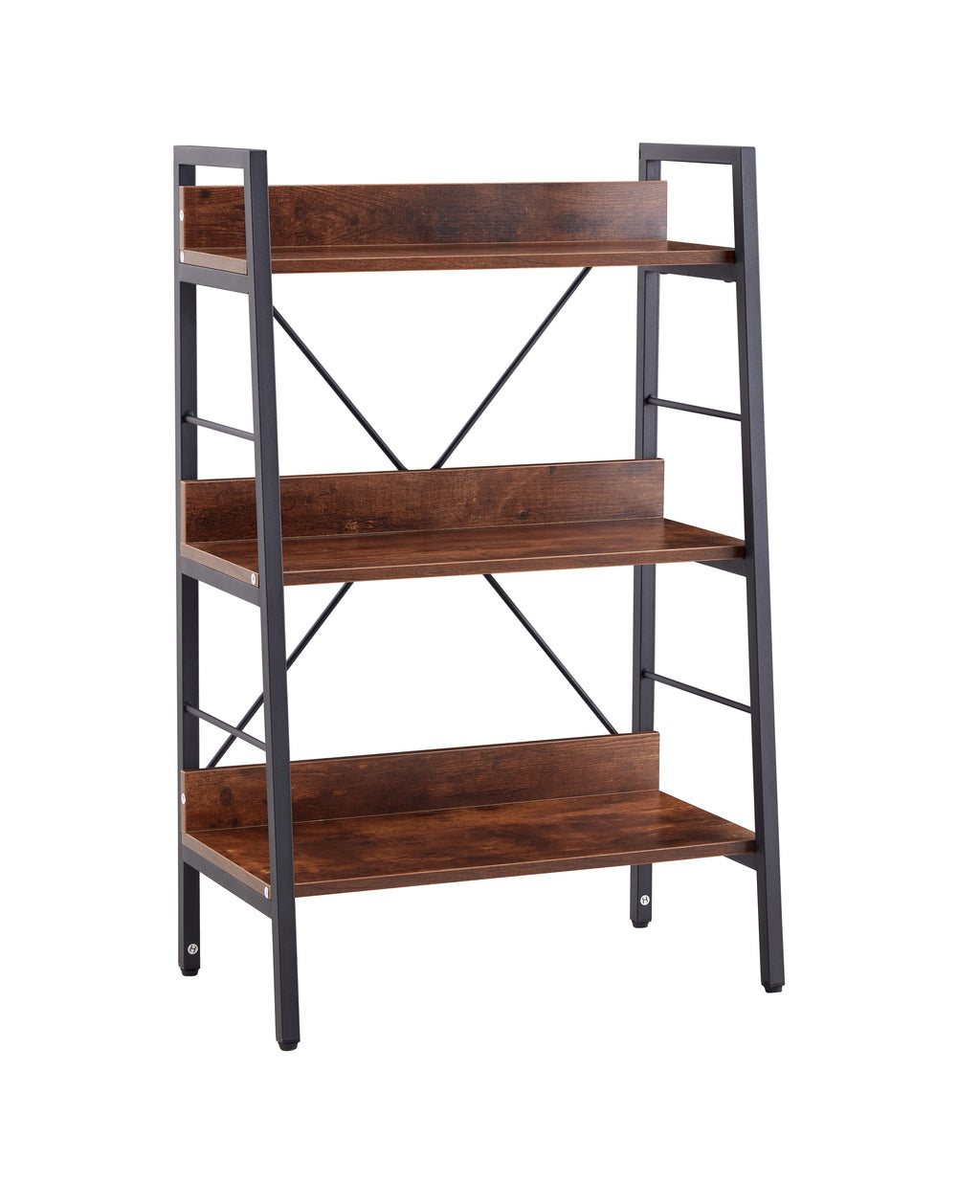 Leoglint DN 3 LAYER DISPLAY  Bookshelf H Ladder Shelf Storage Shelves Rack Shelf Unit METAL FRAME, Tigger,  1 pc per carton