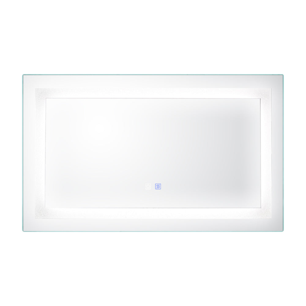 Leoglint LED Bathroom Mirror with Light,40*24 inch, Anti Fog, Dimmable,Color Temper 5000K,Backlit + Front Lit,Both Vertical and Horizontal Wall Mounted Vanity Mirror(40x24)