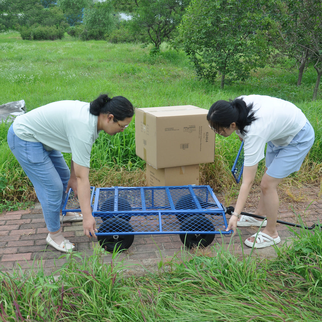 Leoglint Tools cart Wagon Cart Garden cart trucks make it easier to transport firewood