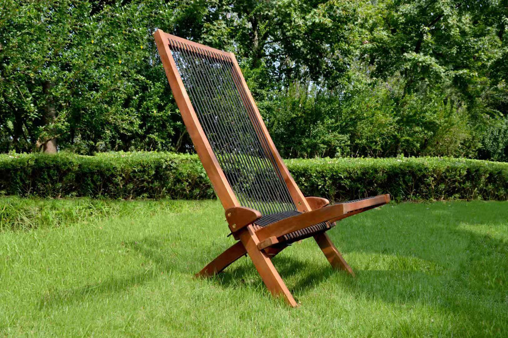 Leoglint folding roping wood Outdoor chair