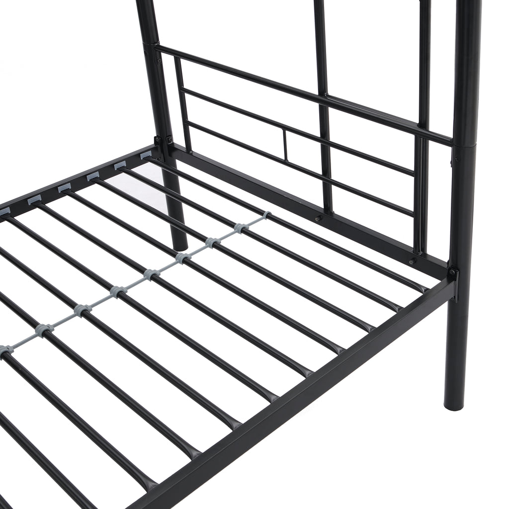 Leoglint METAL BUNK BED FRAME BLACK