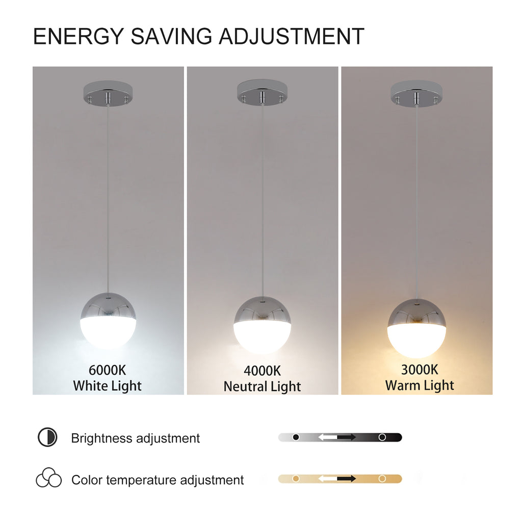 Leoglint Chandelier Pendant Light with Dimmable LED(set of 3)