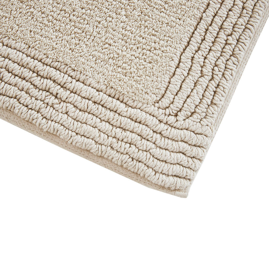 Leoglint 100% Cotton Tufted 3000 GSM Reversible Bath Rug