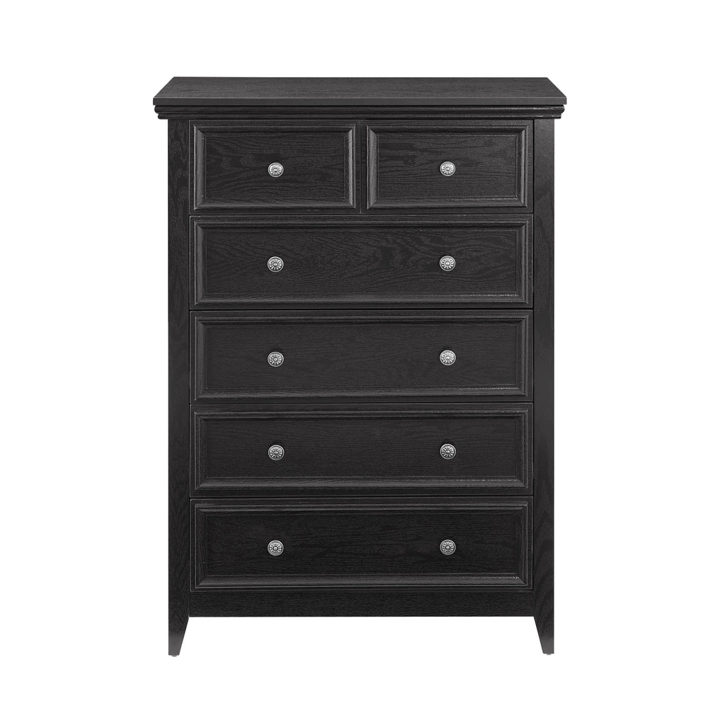 Leoglint Modern 6 Drawers Dresser 6 Drawers Cabinet 6 Drawer Chest,Chest of Drawers Closet Organizers and Storage Clothes Storage Drawers Cabinet for Living Room, Farmhouse Dresser Organizer Black